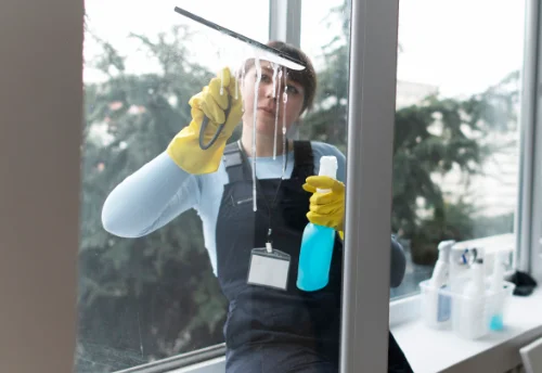Nettoyage de vitres intérieures et extérieures à Andelaroche
